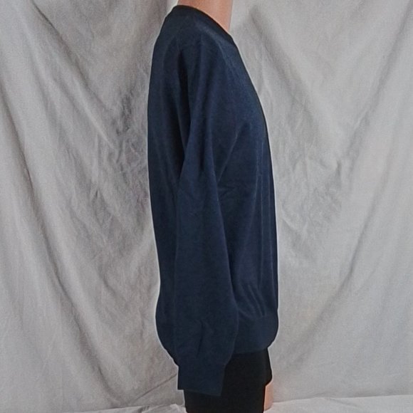Men's Van Heusen Essential Crew Neck Sweater - Navy - M - NWT - Picture 2 of 4